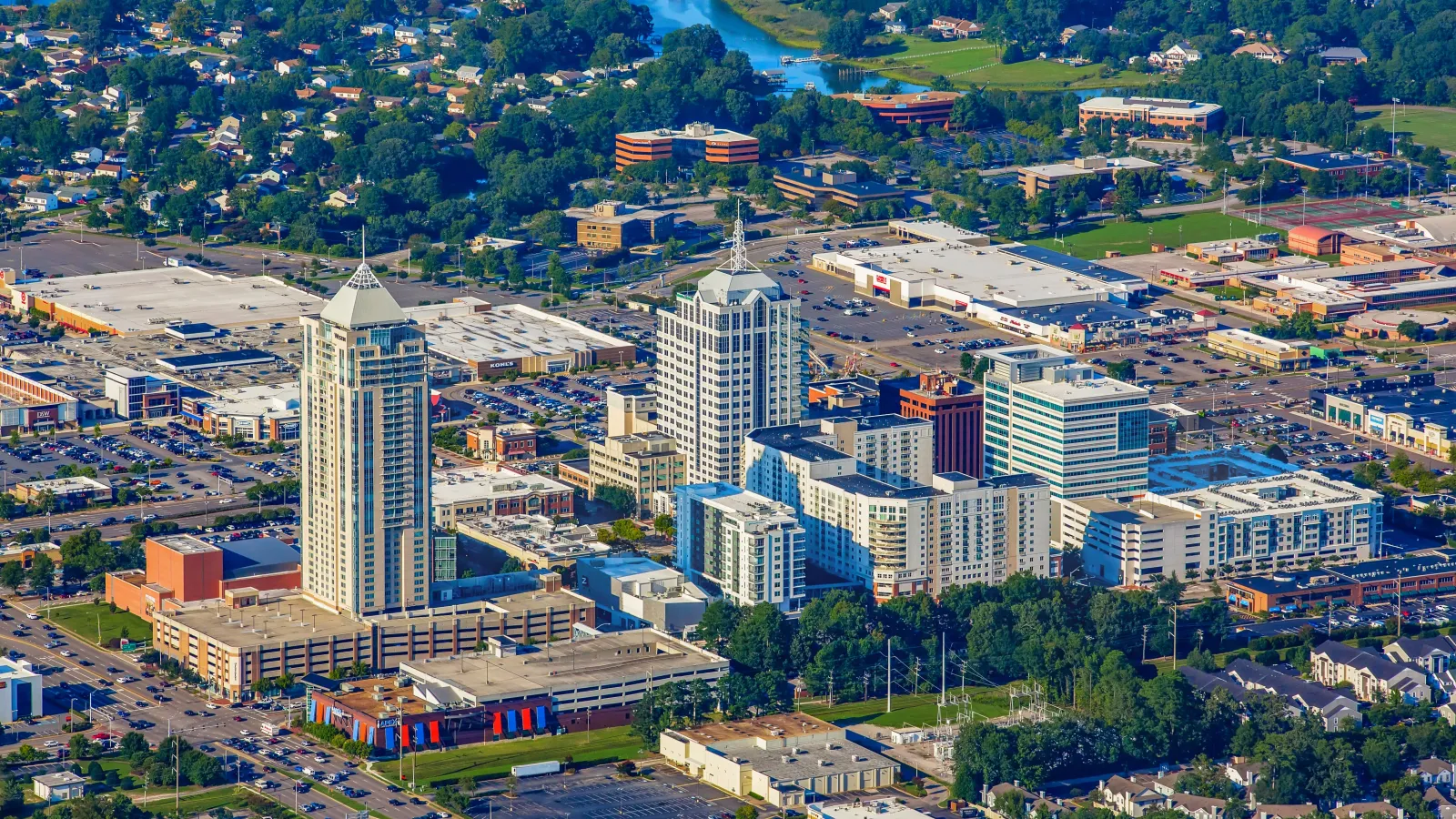 Commercial roof surface in Virginia Beach